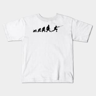 Fencing Evolution Kids T-Shirt